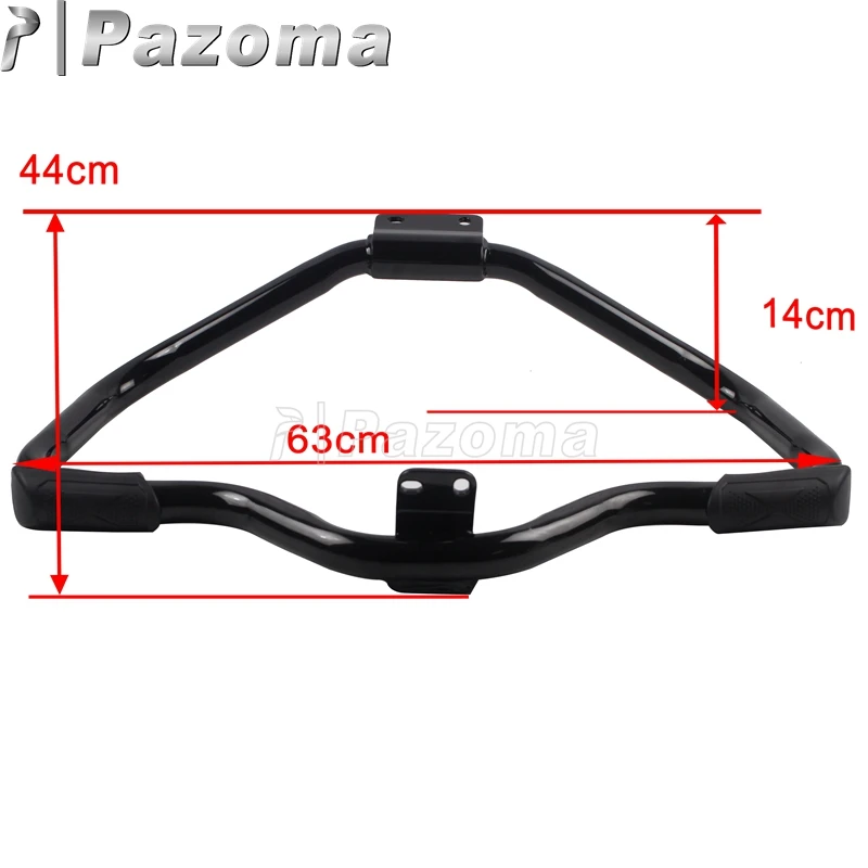 Black Motorcycle Highway Crash Bar Front Engine Guard For Harley Sportster 1200 883 XL 48 72 Iron 883 XL883N SuperLow XL883L