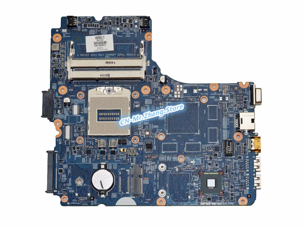 

Used FOR HP ProBook 450-G1 Laptop Motherboard 734085-601 48.4YW04.011 48.4YW05.011 DDR3