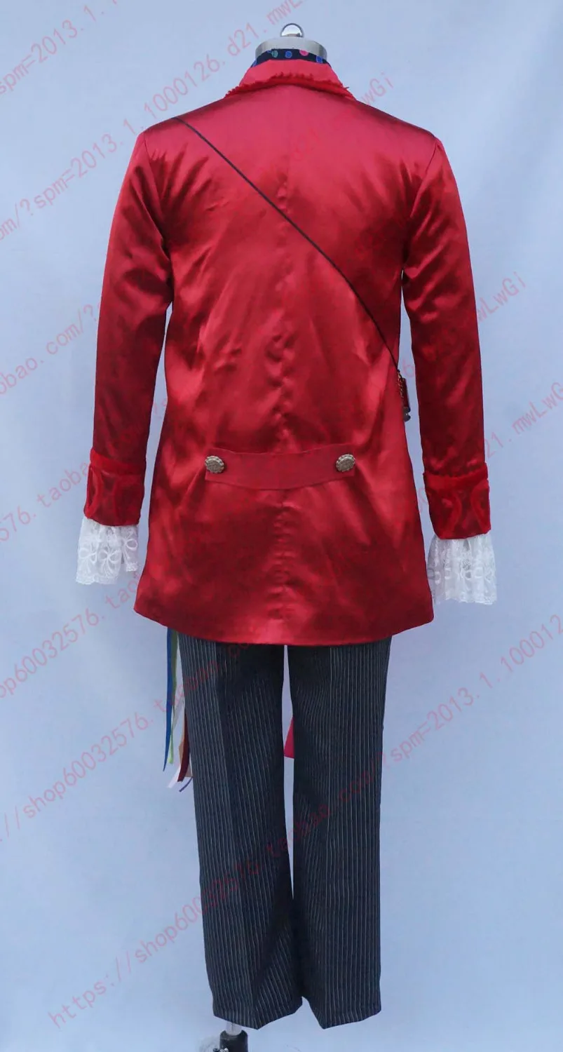 Alice Mad Hatter Cosplay Costume full set 11