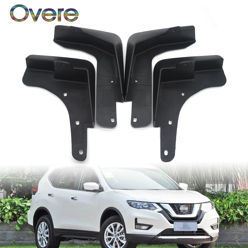 

OVERE Car Front Rear Mudguards For Nissan X-Trail Rouge T32 2014 2015 2016 2017 Xtrail Car-styling 1Set Mudflap Accessories