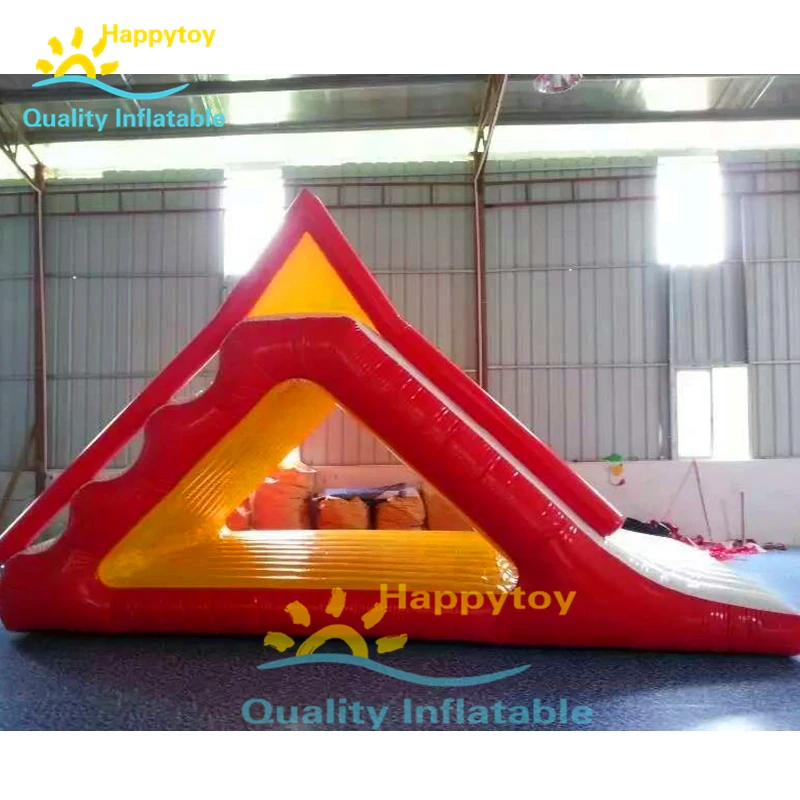 

Water Giant Floating Inflatable Ice Climbing Inflatable Glacier Slide For Water Park