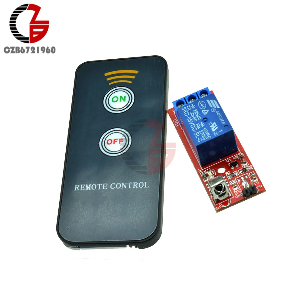 DC 5V 1 Channel Relay Module Infrared IR Remote Switch Relay Driving Module Driver Board for Arduino AVR PIC ARM PLC Control