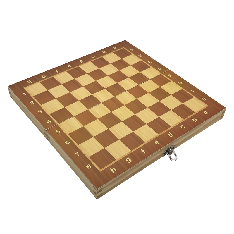 Magnetic High-quality Wooden Chess Set Solid Wood Chessboard Magnetic Pieces New Entertainment Board Game Children Gift qenueson