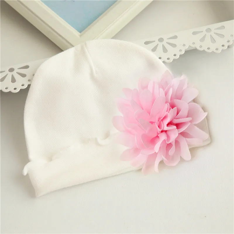 0-12Month Newborn Baby Hat For Girls Cotton Infant Hats Photography Props Beanies New born Princess Soft Girls Caps 2024 Fashion