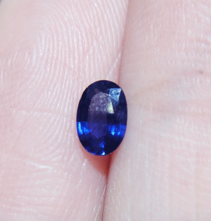 100% natural Sri Lanka sapphire loose gemstone beautiful cornflower blue sapphire loose stone GIC certificate