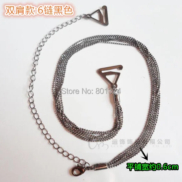 Carefree Fish New Fashion sex Adjustable Women Bra Metal Bra Straps Intimates Accessories JD-1009-6