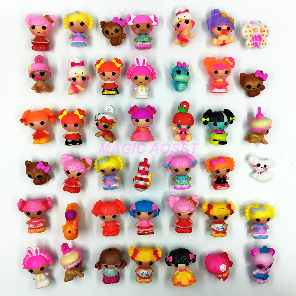 10Pc/20Pcs/set Original Lalaloopsy Mini-doll and Toy Accessories 2-4cm