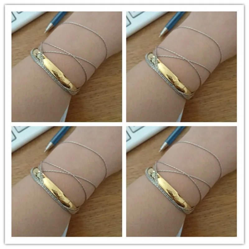 Luxury Clover Love Style Women Jewelry Gold Color 316L Stainless Steel Jewelry Trendy Female Bracelets & Bangles Gift