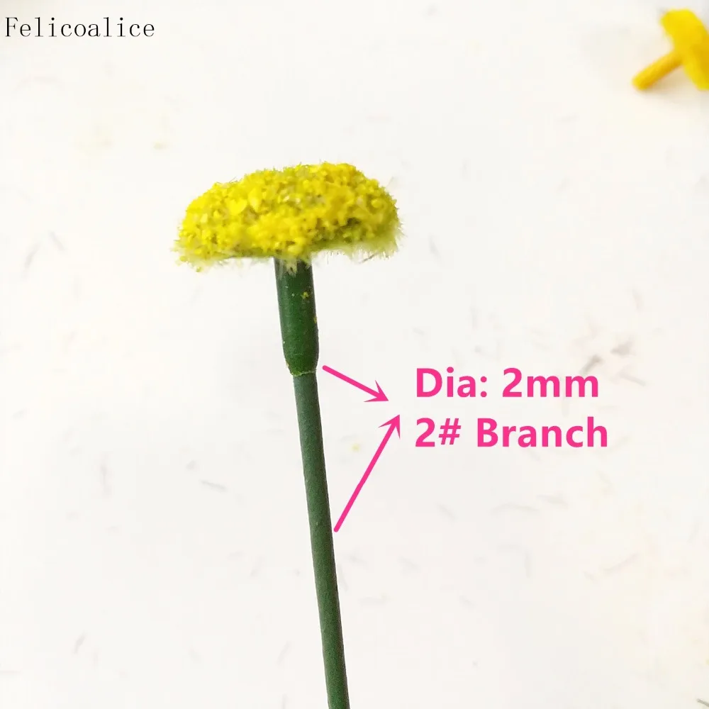 3-40pcs Artificial Sunflower Flower Stamens For Craft Nylon Flower Stocking Flower Accessories Chrysanthemum Gerbera Stamens