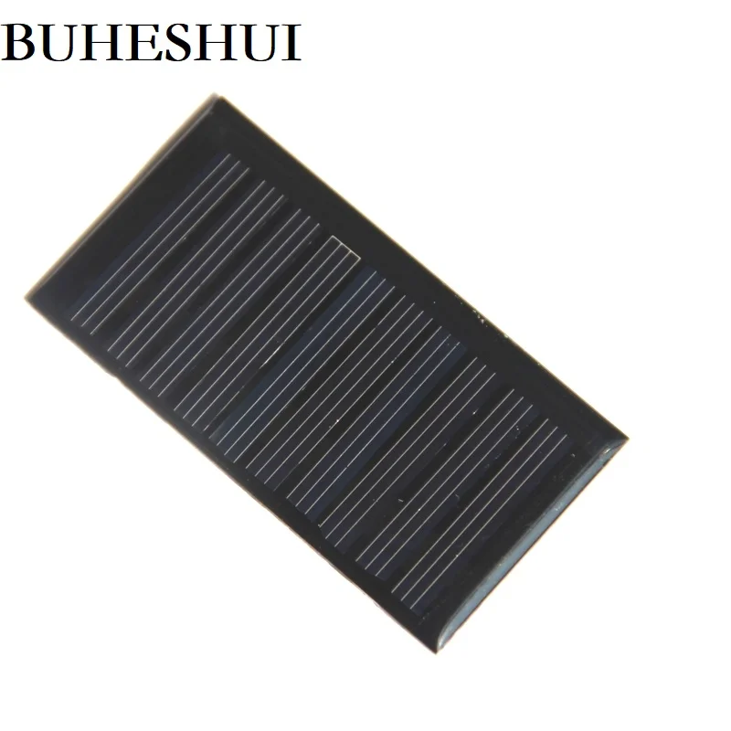 

BUHESHUI 5V 45MA Mini Polycrystalline Solar Panel DIY Solar Cell Module Battery Charger For Small 3.7V Battery 66*35.5MM 1000pcs