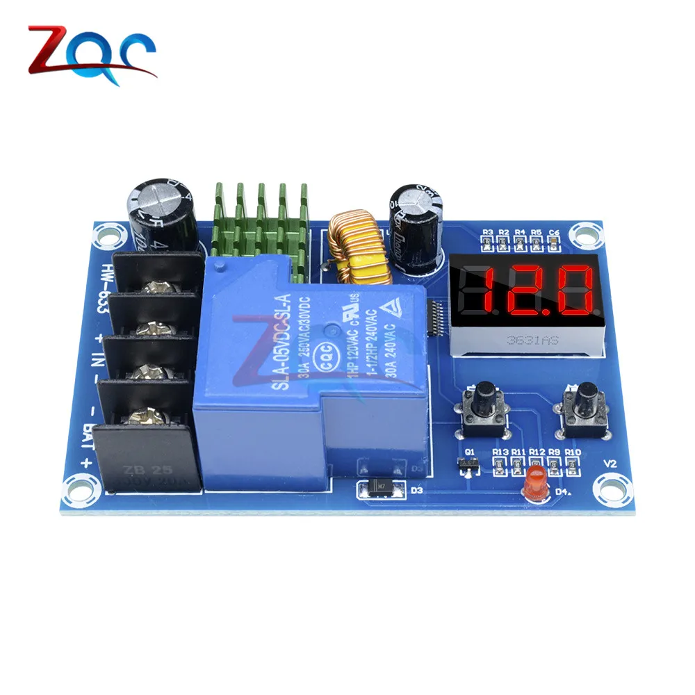 XH-M604 Battery Charger Control Module DC 6-60V Storage Lithium Battery Charging Control Switch Protection Board