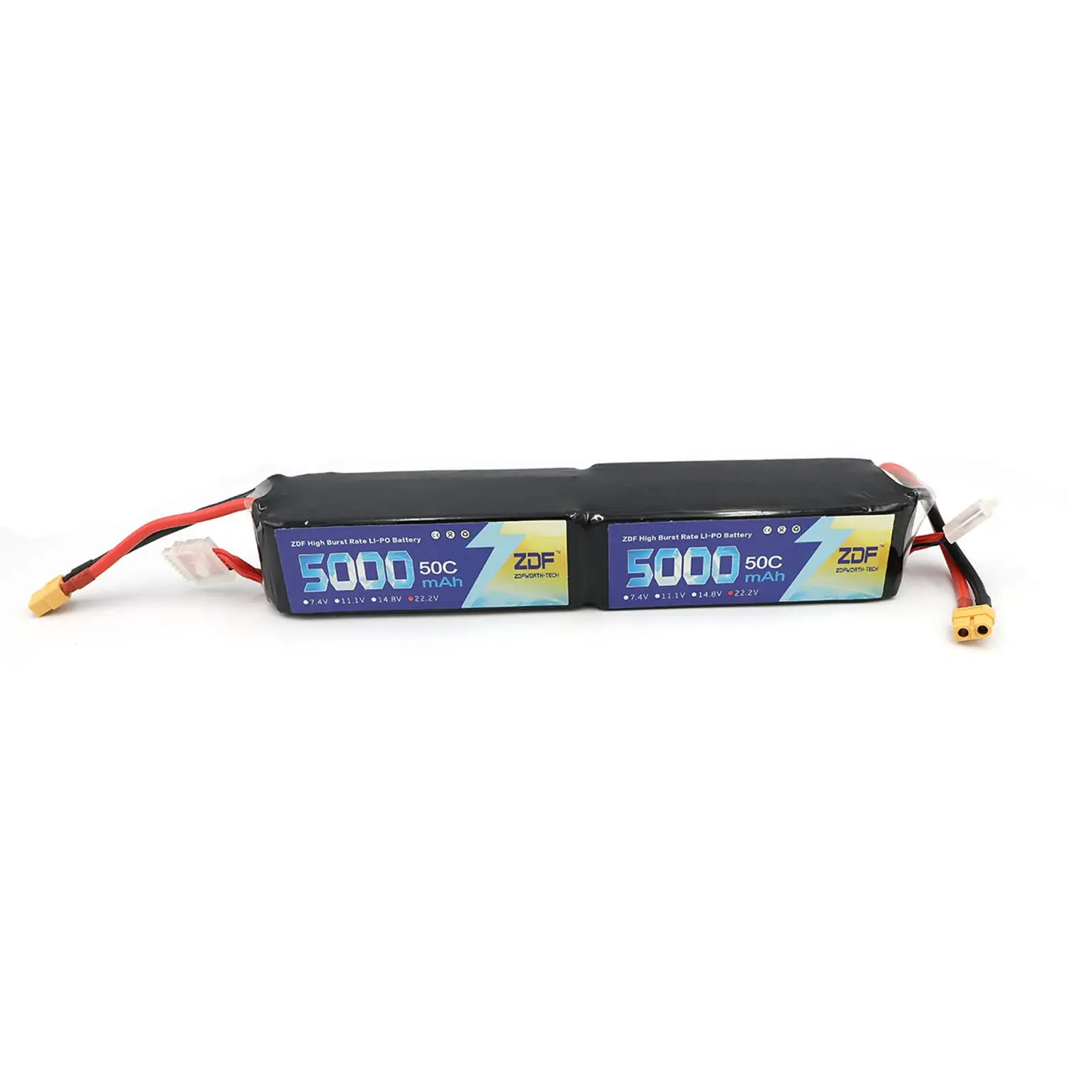 ZDF RC Lipo 12 S bateria 44.4 V 5000 mAh 50C Burst 100C do helikoptera RC Model dron zdalnie sterowany Quadcopter ocenionym 5.0/5