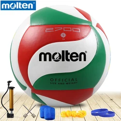 Voleibol molten original V5M2700, nueva marca de alta calidad, Material de PU fundido genuino, tamaño oficial 5, tamaño 4