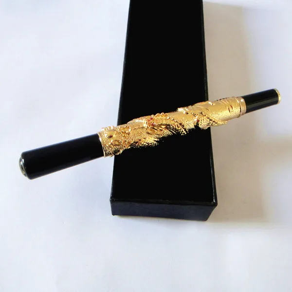 HOT unique 3D Dragon PEN for men personalized gifts luxury gifts with gift box Luxury gold dragon pen 80g/pc nice gift for boss