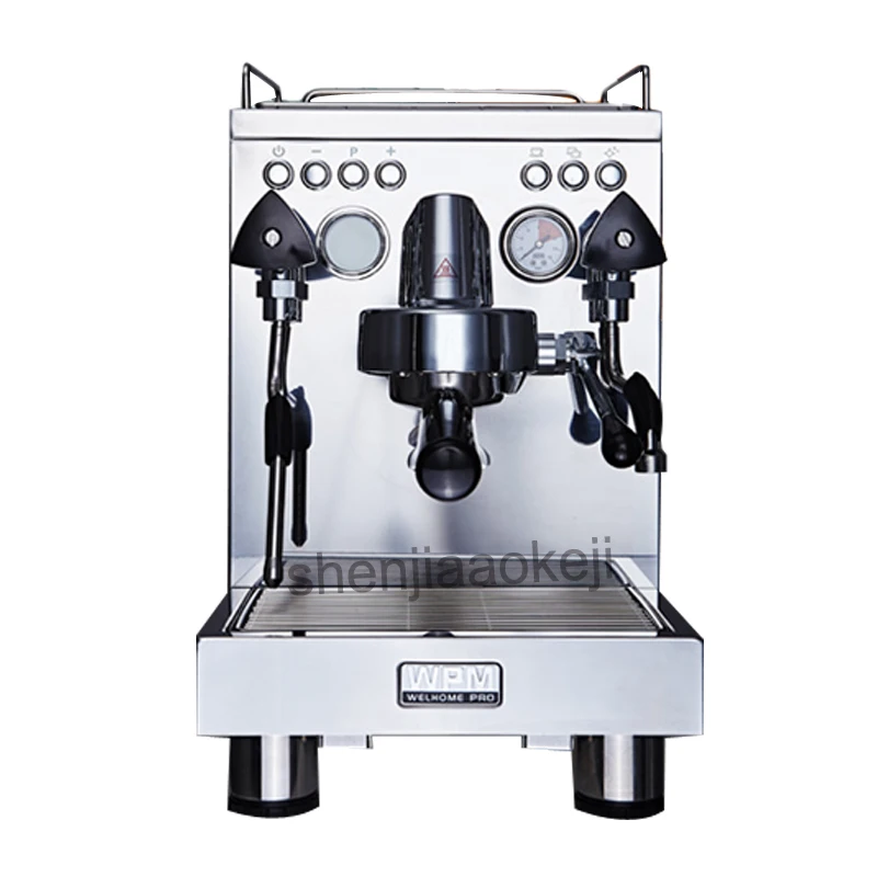 commercial espresso coffee machine semi-automatic stainless steel + metal die-casting coffee machine 220v 1pc