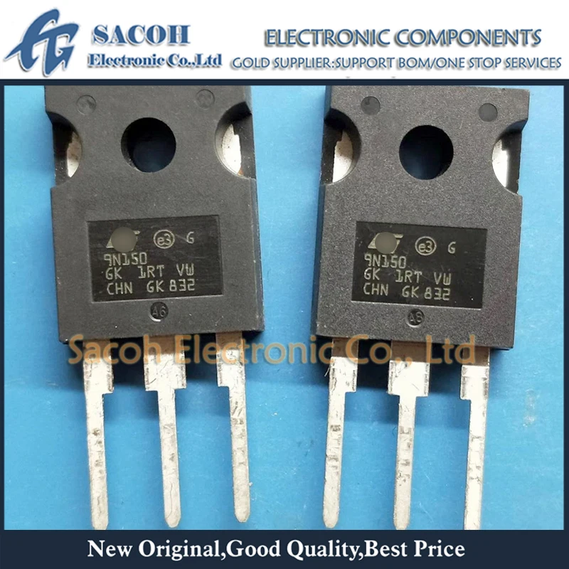 

Refurbished Original 5Pcs/Lot STW9N150 9N150 W9N150 TO-247 8A 1500V High Voltage N-Channel Power MOSFET