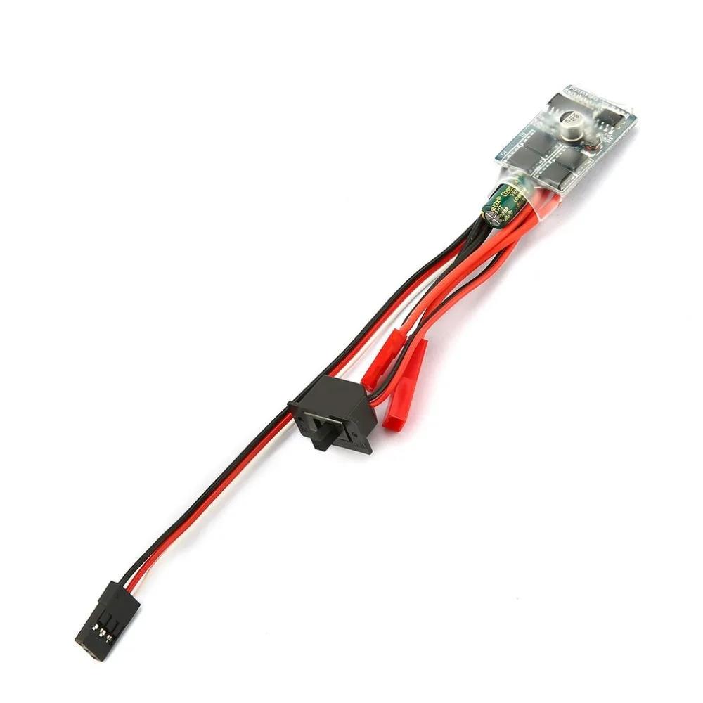 Portable DIY Mini Car Boat Using Bidirectional 30A Miniature Brushed ESC Electric Speed Controller with Brake Easy Install