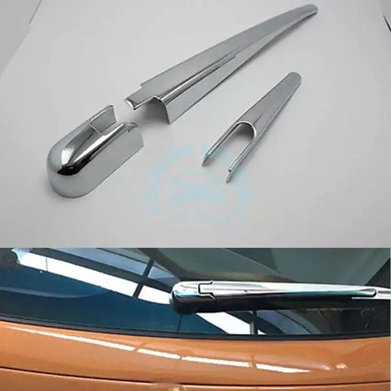 BBQ@FUKA Chrome Back Rear Window Wiper Arm Cover Trim For Suzuki Vitara Escudo 2016 3 PCS Sliver Color Wiper New Car Styling