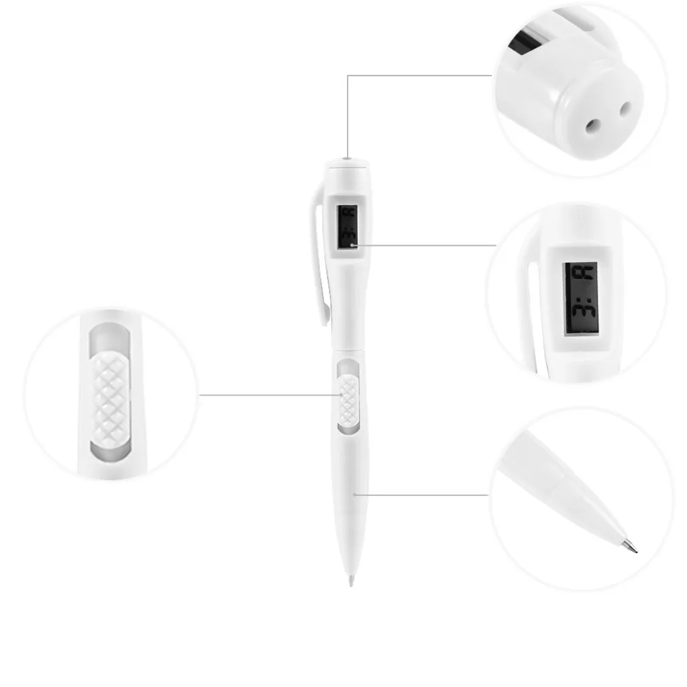 Многофункциональные электронные цифровые часы, шариковая ручка, ручка, школьный подарок, ручка для студентов