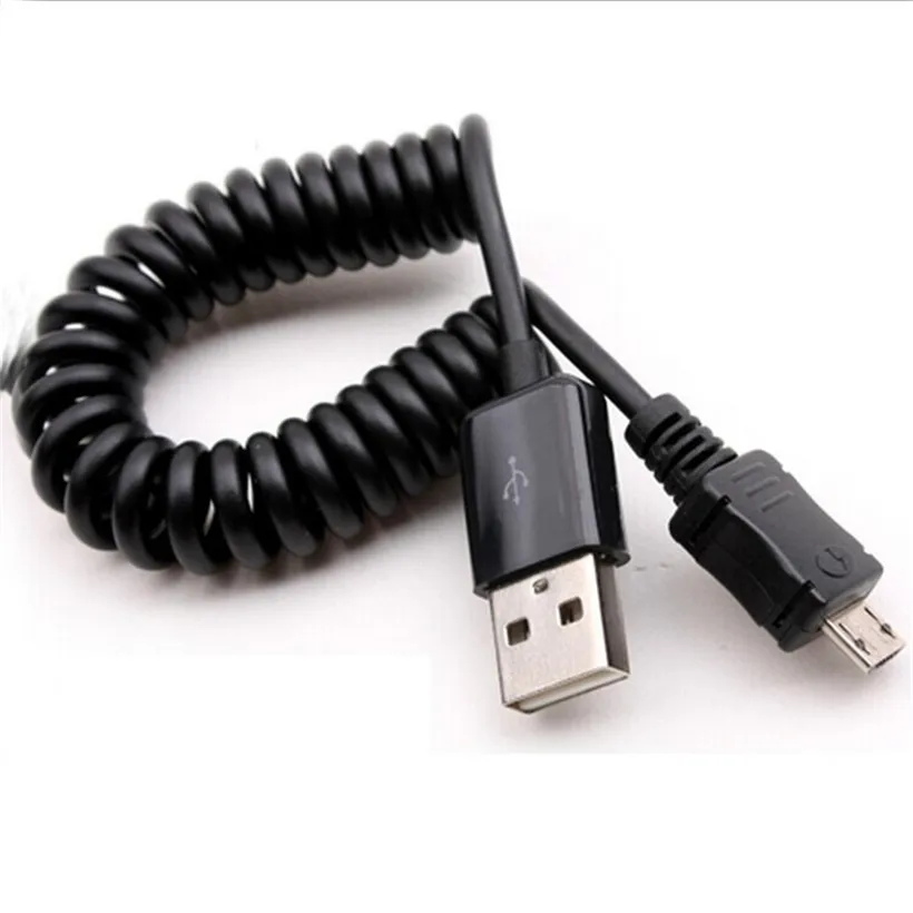 

Spring Braided Micro USB Cable Data Fast Charger Phone Lines Charging Cables Smartphone Cord For MP3/4 Xiaomi/ Redmi Note 3s Etc