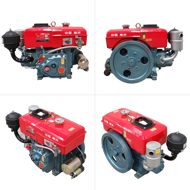 Water-cooled small diesel engine single cylinder 6/8 horsepower hand start/electric start tractor engine