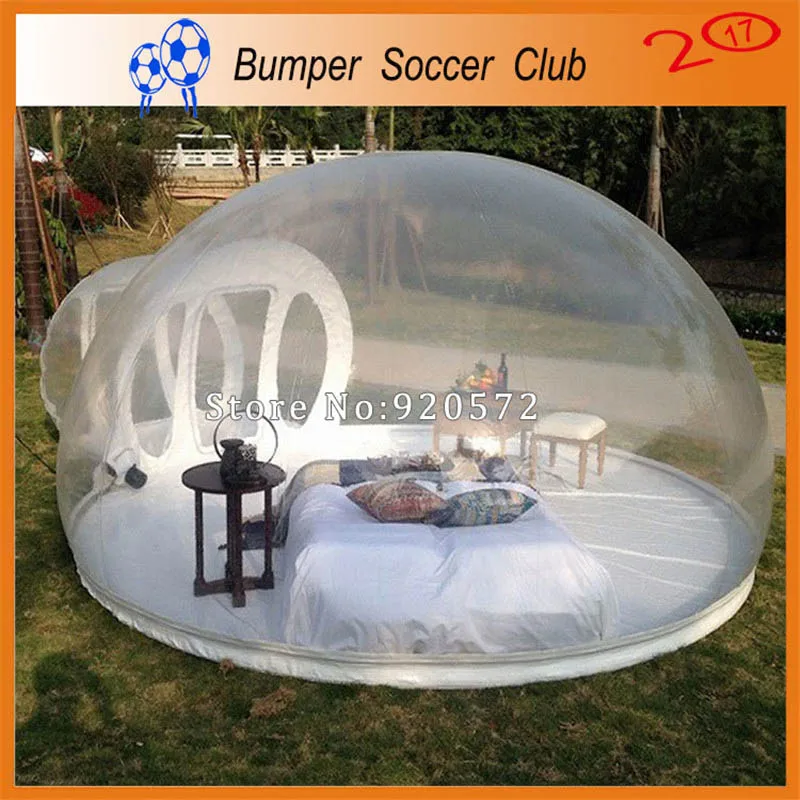 Free shipping! Free Pump ! inflatable crystal bubble hotel tent for sale,bubble inflatable yurt tent