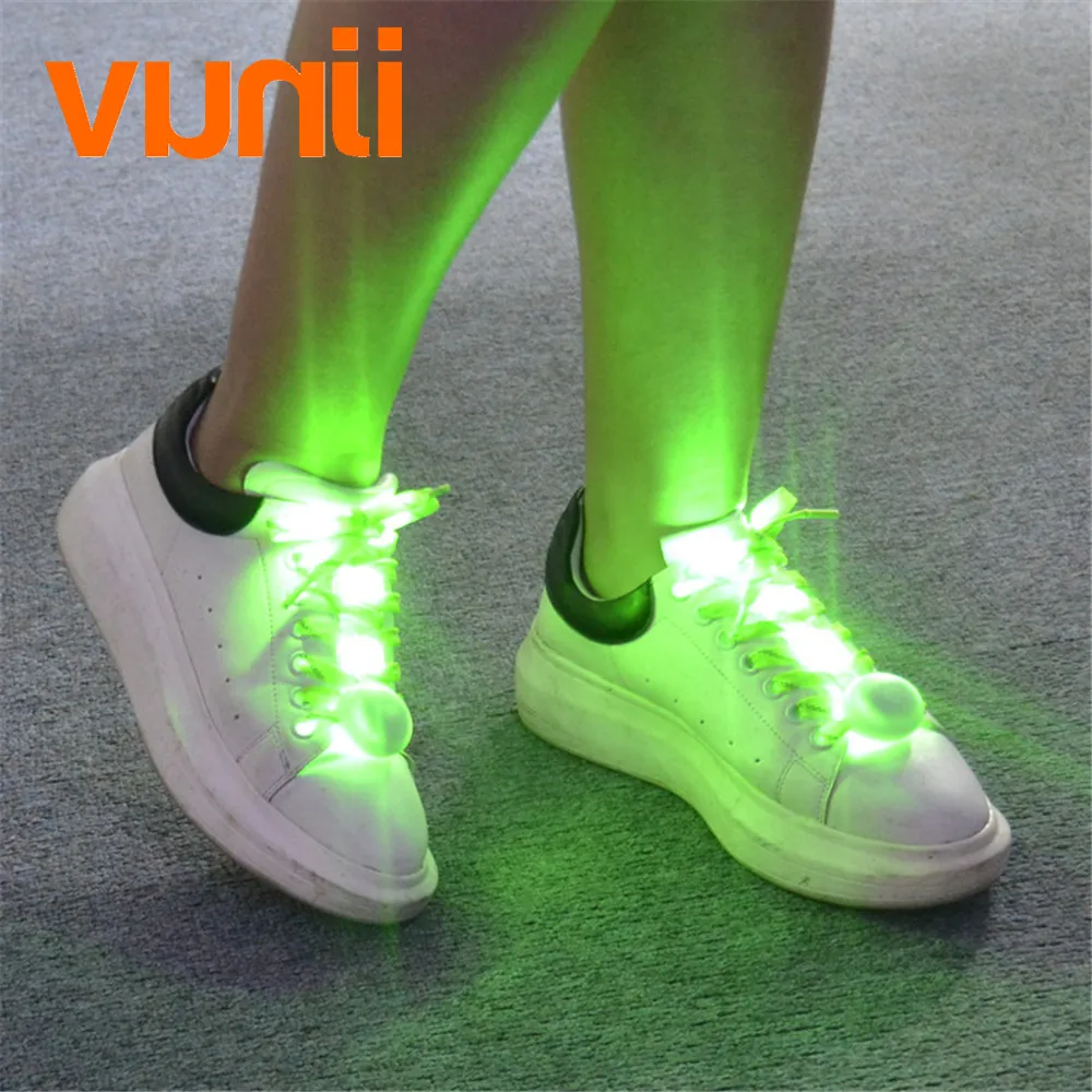 Dropshipping Led Shoelaces Light  for Children Gift Christmas Festival Party Decoration Outdoor Night Sport