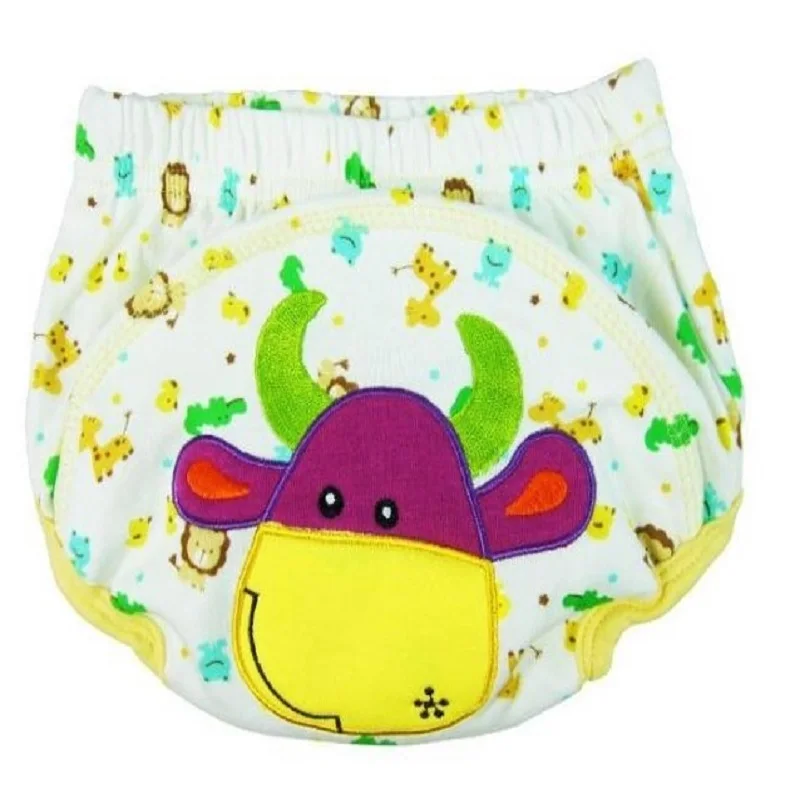 Hooyi Baby Nappies Washable Cloth Diaper Animal Newborn Training Pants Children Underpant Girls Panties diaper bag Cover