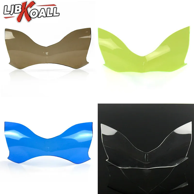 Motorcycle Front Headlight Screen Lens Cover Head Lamp Protector For Kawasaki Z900 2017 2018 Blue/Brown/Clear/Green Free Ship