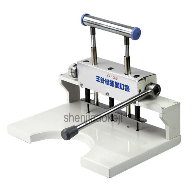 New Paper Punch machine for document Book binding machine 3 hole drilling machine Manual three-hole punching machine 1pc