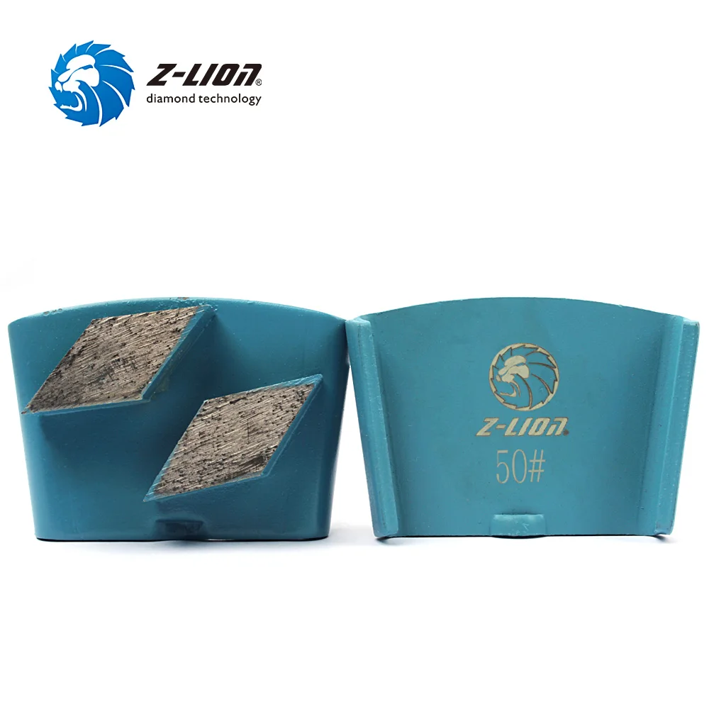 Z-LION  Diamond Grinding Blade Disc Snap Joint Grinding Block Segment Diamond Trapezoid Concrete Floor Coarse Polishing