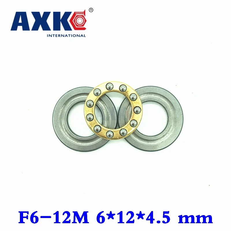 2023 Gelimiteerde Stalen Rodamientos Rolamentos 10 Stks/partij Axel F6-12m 6Mm X 12Mm 4.5 Mm 6X12X4.5 Mm Axiaal Kogelstuwlager Gloednieuw