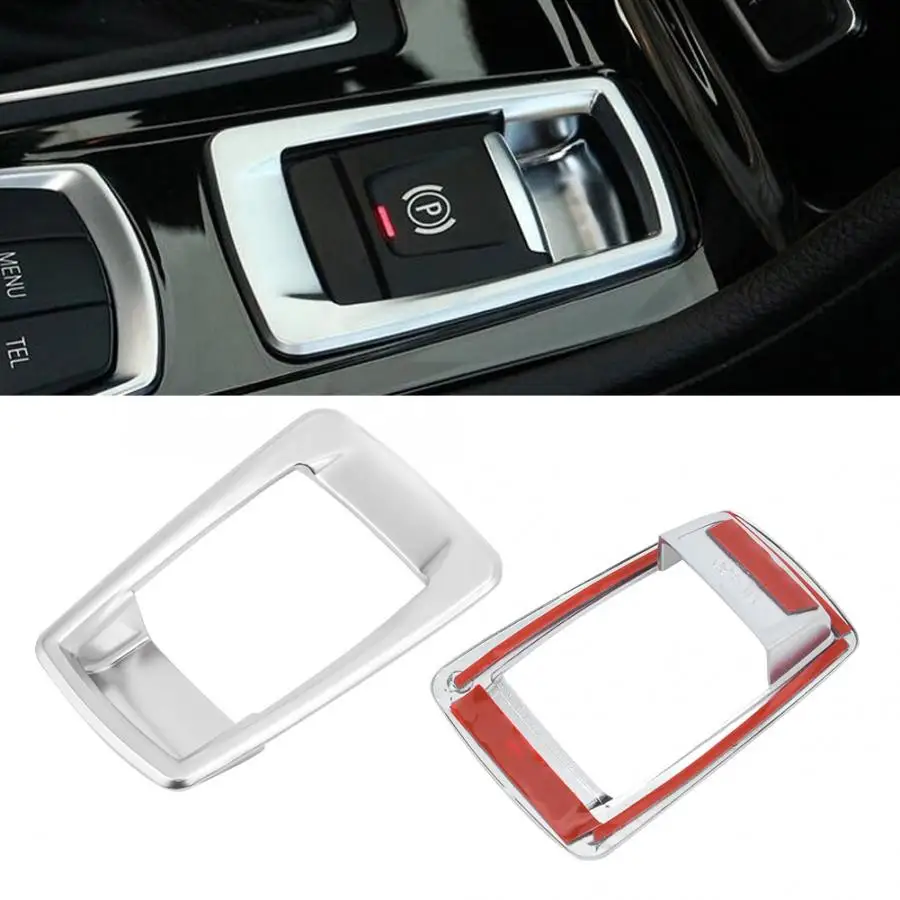 Car Electronic Handbrake Button Cover Trim Fit for BMW 2 Series 218i Gran Tourer F45 F46 2015-2017 Car Accessories