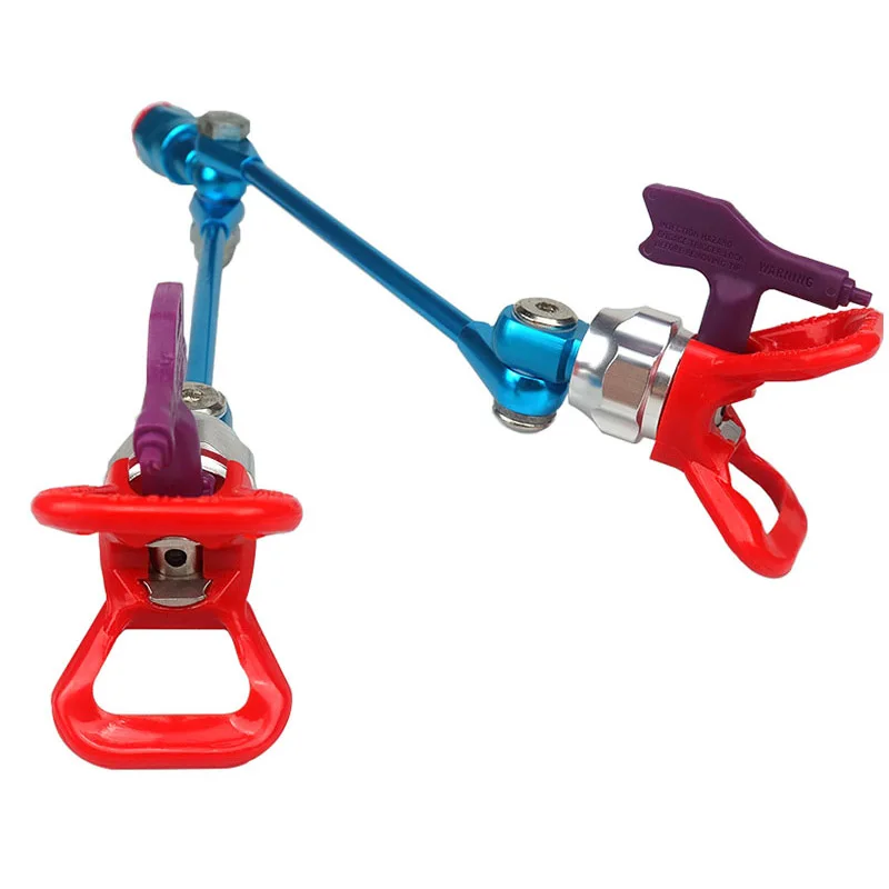 ZHUI TU-Pistolet de Pulvérisation Sans Air pour Peinture Professionnelle, Outil à Double Buse à Rotation Réglable, Garde Injuste