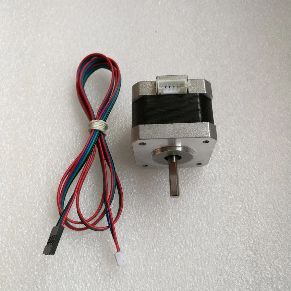 5 pcs/lot 17HS3401 4-lead Nema 17 Stepper Motor 42 motor 42BYGH 1.3A CE ROSH ISO CNC Laser Grind Foam Plasma Cut