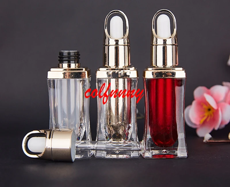 

250pcs/lot 10ml Acrylic Essential oil Dropper Bottle Pigment Perfume Container Vials Portable Empty Cosmetic Packaging