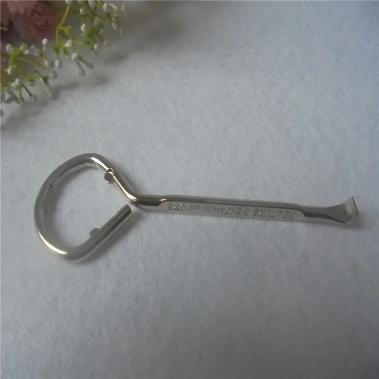 4PCS/LOT Bottle Opener with earwax spoon Stainless Steel Beer Juice Drinking Bottle Opener Gifts For Boyfriend Bar Tool J1478