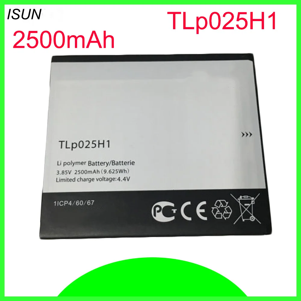 

ISUNOO 10pcs/lot 2500mAh TLP025H7 TLP025H1 Battery For Alcatel OneTouch POP 4 OT-5051X OT-5051D 5051X 5051D 5051J 5051M Batterie