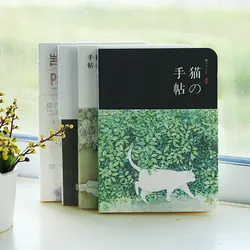 Cuaderno de papel en blanco para estudiantes, libros de mano japoneses creativos, papelería para restaurar gatos, Bloc de notas de Corea del Sur, libro de cuenta manual para escuela