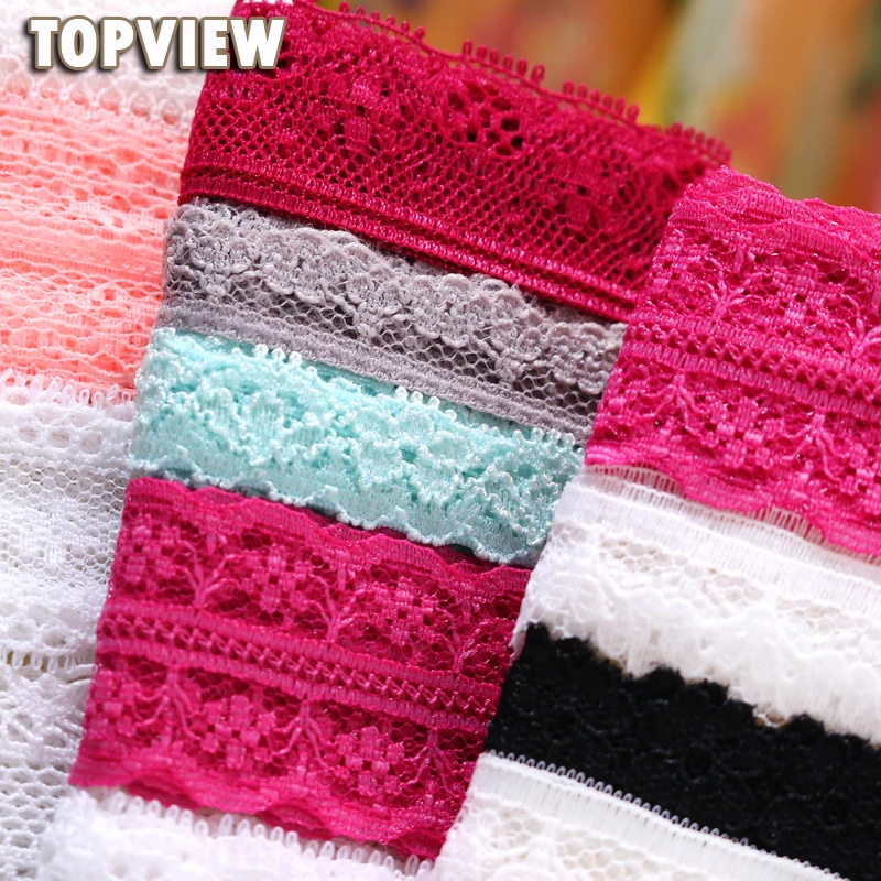 freeshipping 0.5-3cm 100 yard Mix design lace fabric ribbon border lace trim sewing material accessories