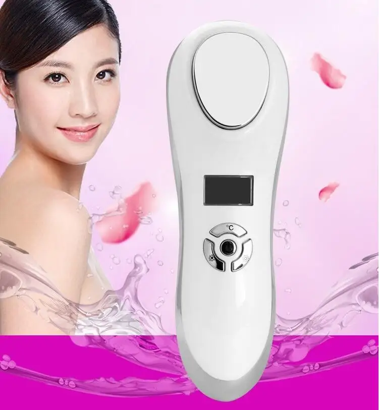 The skin of LED photonic facial skin is compact and anti-wrinkle and wrinkle-removing ultrasonic treatment Spa cosmetic tool