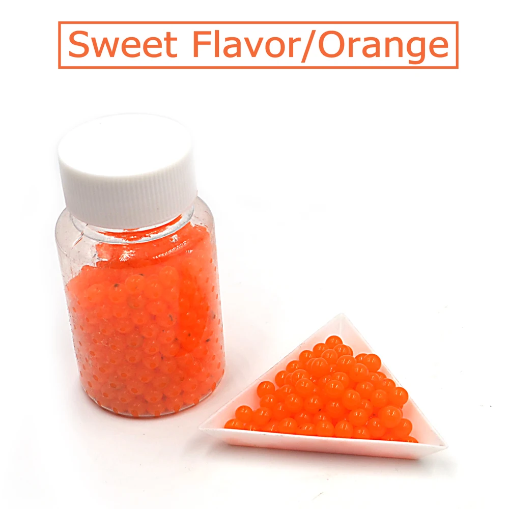 MNFT 1 زجاجة 70 جرام 450 قطعة الصيد هلام الطعم الفراولة الذرة الحليب الحلو البطاطس نكهة الخرز الفول المغلي لمواد الصيد
