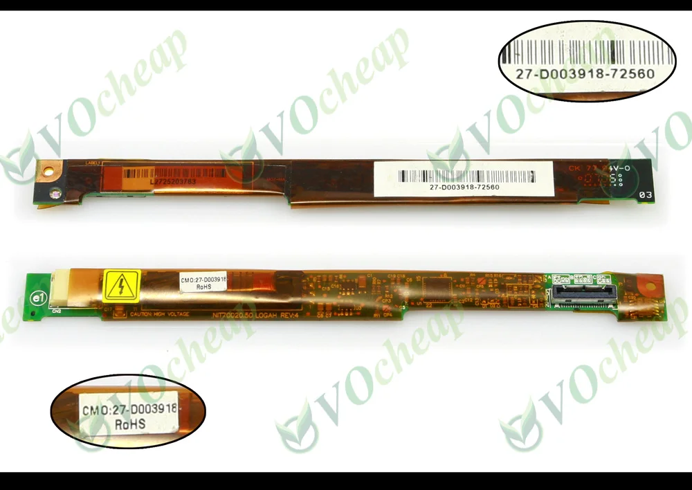 New LCD inverter for Dell FOR Inspiron 630m 6400 E1505, Latitude D620 Series - NIT70020.50 Logah 27-D003918