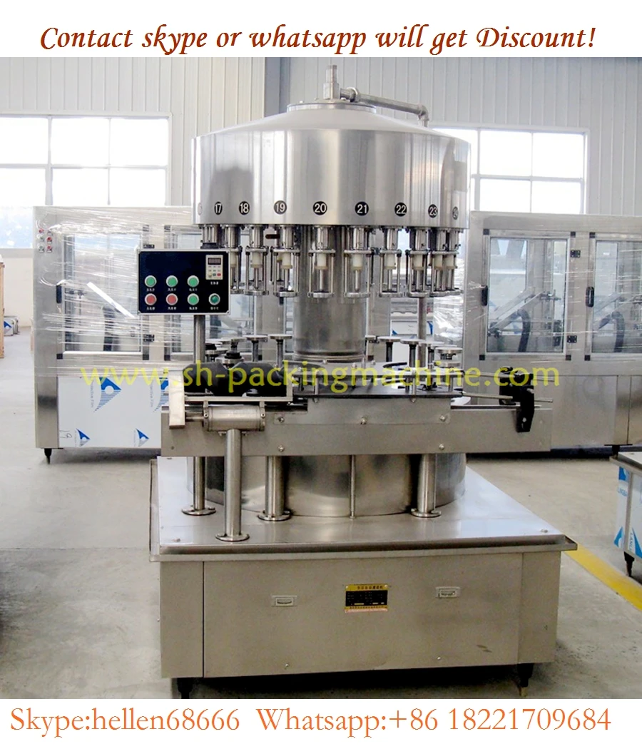 filling and sealing machine,24 nozzles 1L,wine filling machine,vinegar filling machine,CE