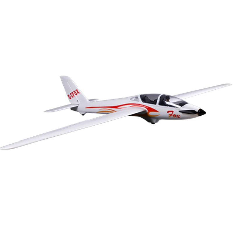 FMSRC 2300mm 2.3m FOX V2 aliante con alette 5CH 3S PNP Big Size Trainer RC aereo telecomando modello aereo Avion