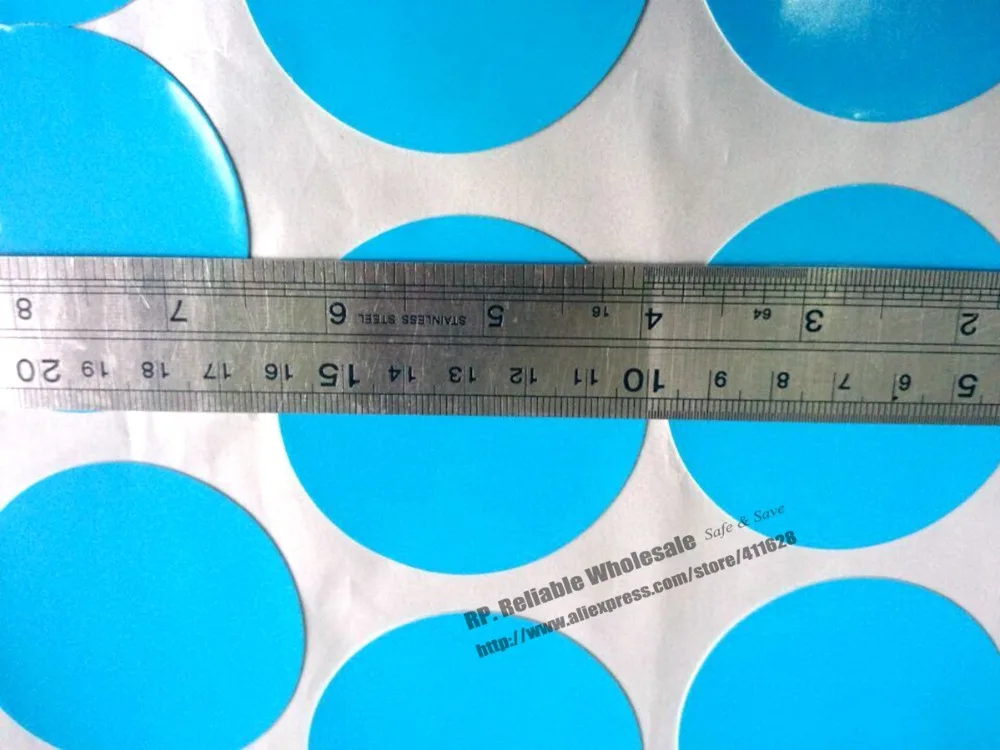 3pcs Diameter=61.7mm Circles Double Sided Adhesive Thermal Mat, Heat Conductive Pads for LED Light, Chip, Heat Sink