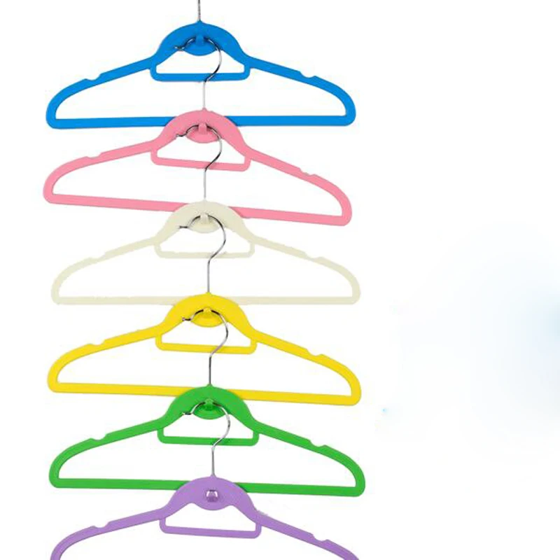 20pcs/lot 34.5cm Adult hanger/Plastic hanger/Scratch - free hanger/Girl's clothes hanger/