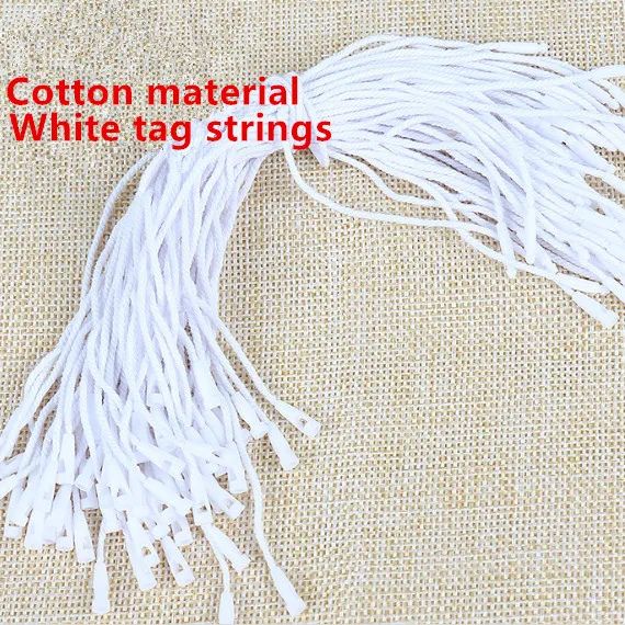 1000 قطعة القطن الطبيعي سلاسل صغيرة 20 سنتيمتر حقيبة الحبال للعلامات DIY بها بنفسك الملابس والاكسسوارات سوينغ علامة الحبال #5