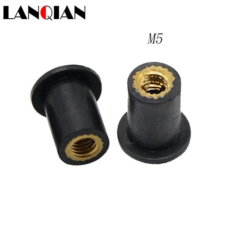 Motorcycle Accessories Rubber Well Nuts In Swingarm Sliders Windscreen Wellnuts For BMW F650GS F700GS F800GS F800GT F800R