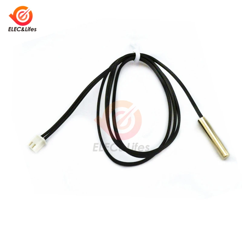 NTC Thermistor Accuracy Temperature Sensor 1% NTC 3950 10K Waterproof Probe wire Cable Length 1M 30CM